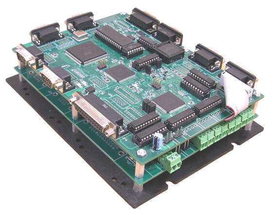 Host Controlled Integrated Motion Controller and Motor Driver, RS-232, USB Interface